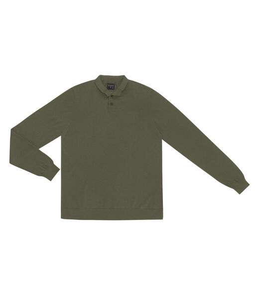 Suéter Masculino Em Tricot Diametro Verde