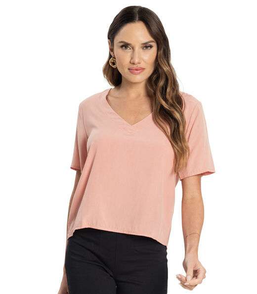 Blusa Feminina Viscose Endless Rosa