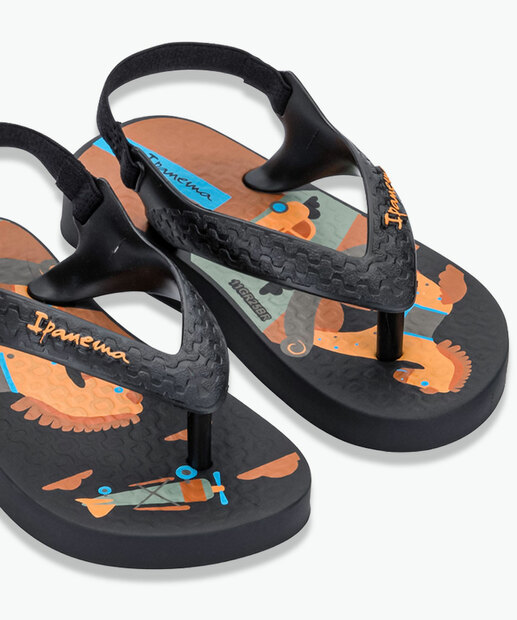 Chinelo Infantil Baby Ipanema Preto