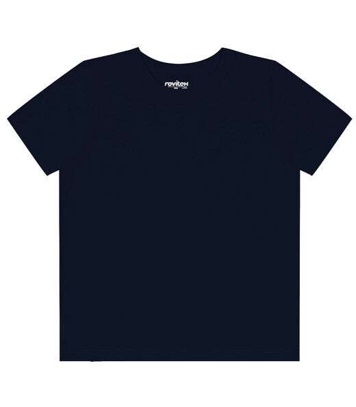 Camiseta Infantil Masculina Básica Rovitex Kids Azul