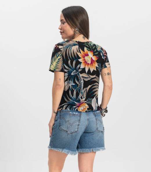 Blusa Feminina Infinita Cor Preto