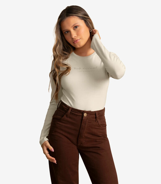 Image_Blusa Juvenil Manga Longa Viscotorcion Minty Bege