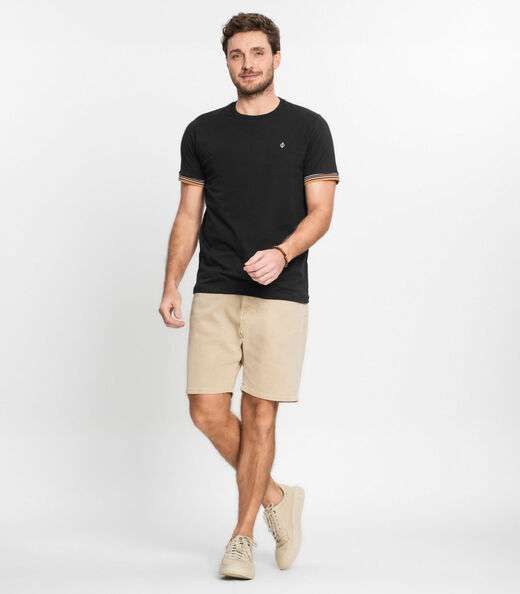 Camiseta Básica Masculina Diametro Preto