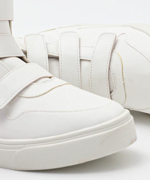 Tênis Feminino Cano Alto Via Uno Branco