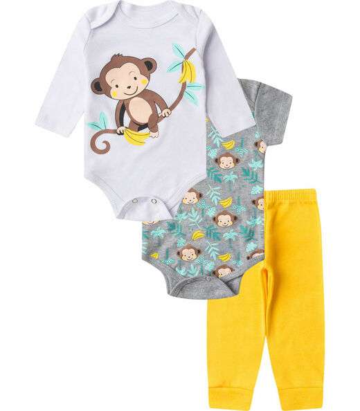 Image_Kit Body Infantil Longo 3 Peças Select Branco