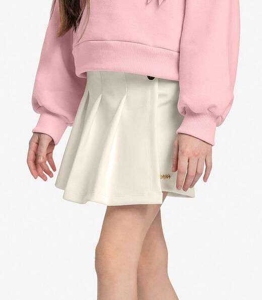 Conjunto Blusão Com Shorts Saia Trick Nick Rosa