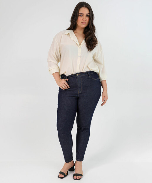 Image_Calça Plus Size Feminina Jeans Skinny 