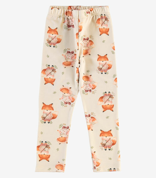 Legging Malha Soft Touch Rovi Kids Bege