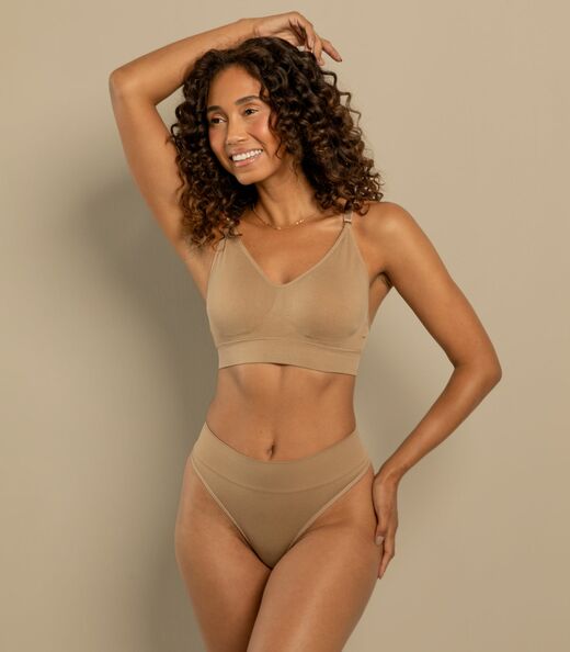 Image_Top Alça Fina Com Bojo Removível Basic Pro Bege