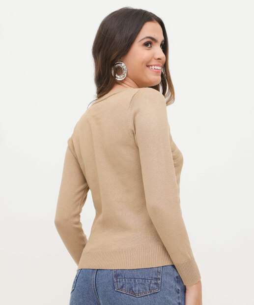 Suéter Feminino Zig Zag Marisa