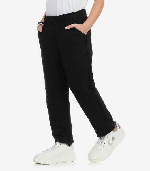 Calça Moletom Menino Rovi Kids Preto