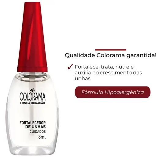 Esmalte Colorama Cuidados - Fortalecedor de Unhas 8ml