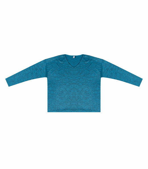 Blusa Feminina Plus Infinita Cor Azul