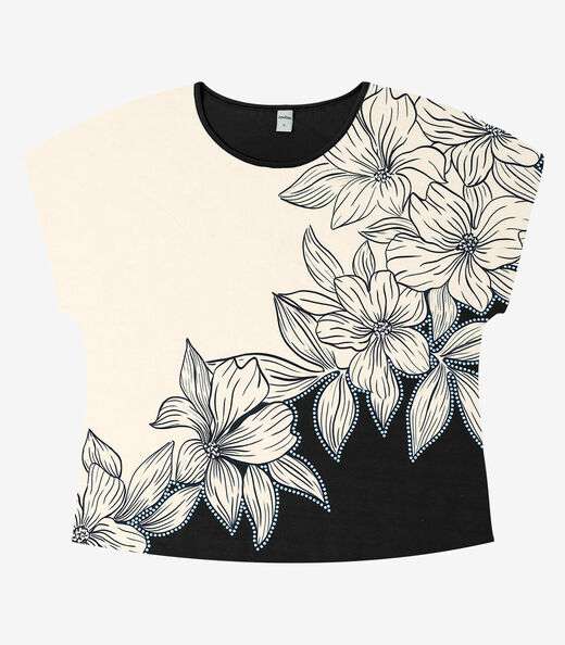 Image_Blusa Feminina Manga Curta Rovitex Preto