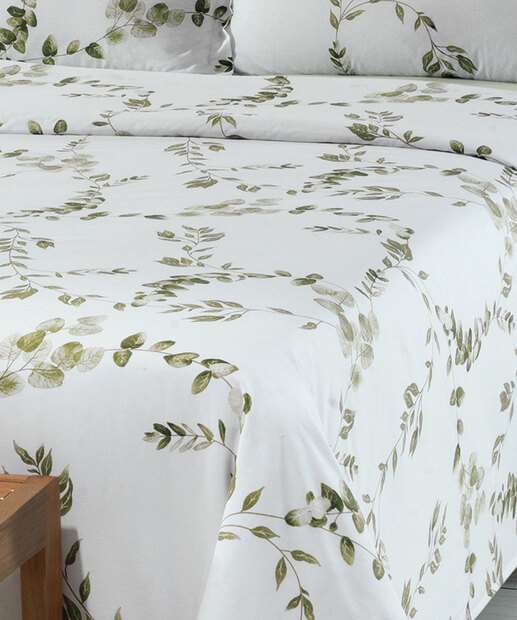 Jogo de Cama Queen Folhas Döhler 3 Peças 