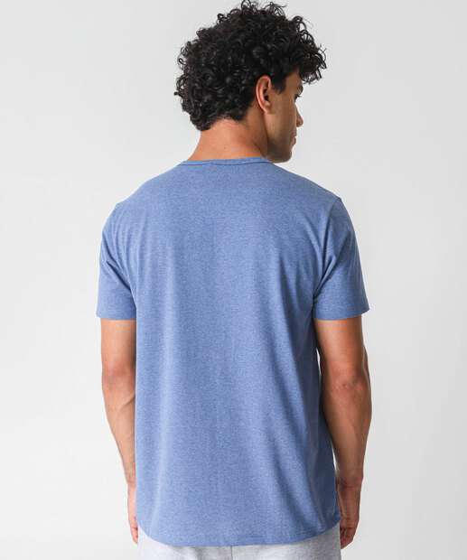 Camiseta Masculina Estampa Frontal Manga Curta