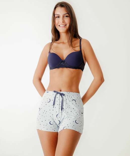 Short Pijama Feminino Avulso Estampado Marisa