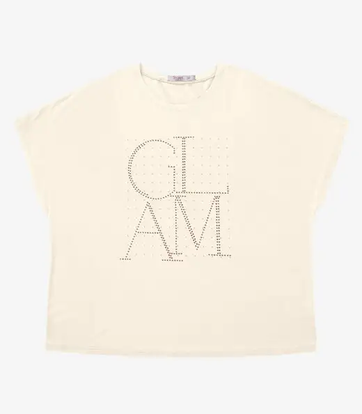 Image_Blusa Feminina Manga Morcego Secret Glam Bege