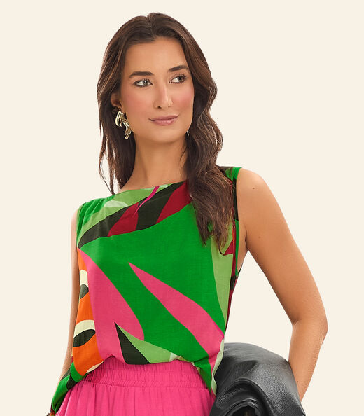 Regata Feminina Viscose Khyara Rovitex Verde