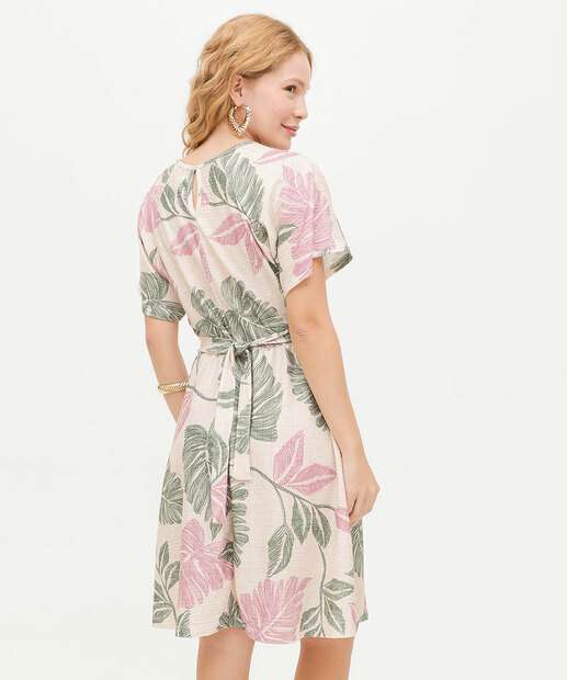 Vestido Feminino Estampa Flores Marisa 