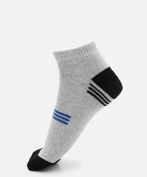 Kit 3 Pares Meias Masculina Cano Curto MR Preto