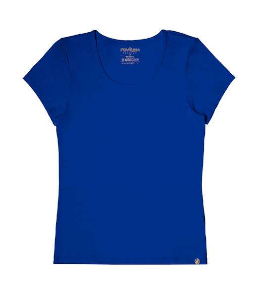 Image_Blusa Feminina Viscotorcion Básica Rovitex Azul