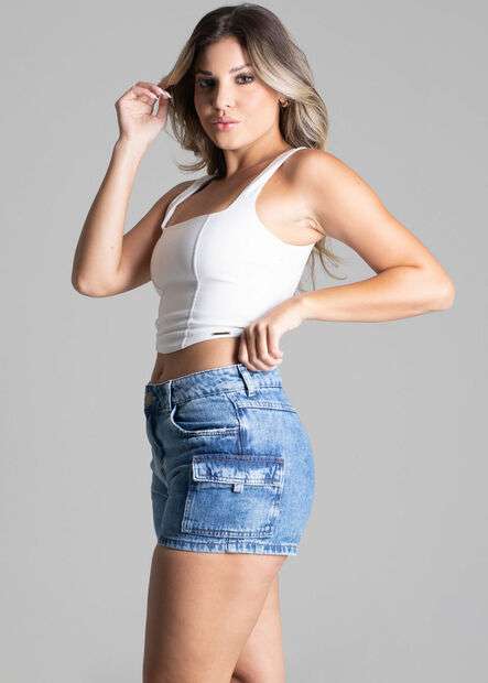 Shorts Jeans Sawary Cargo - 275401
