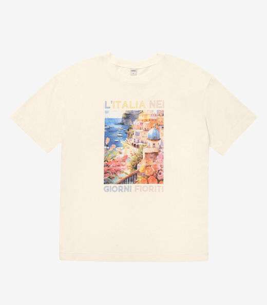 Camiseta Feminina T-Shirt Meia Malha Bege