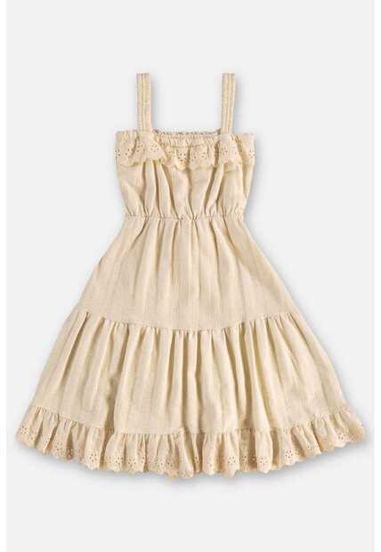 Vestido Infantil em Tricot com Forro Up Baby
