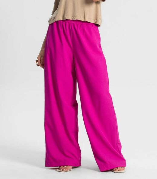 Calça Feminina Pantalona Endless Rosa