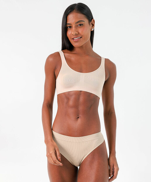 Sutiã Top Sem Bojo Microfibra Alças Largas DelRio