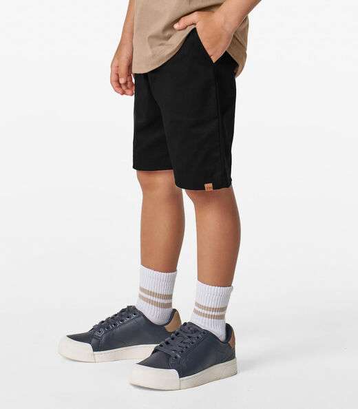 Conjunto Masculino Camiseta com Bermuda Trick Nick Marrom