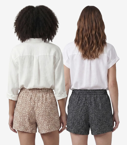 Kit 2 Shorts Femininos Com Cós E Laço Infinita Cor Sortidos