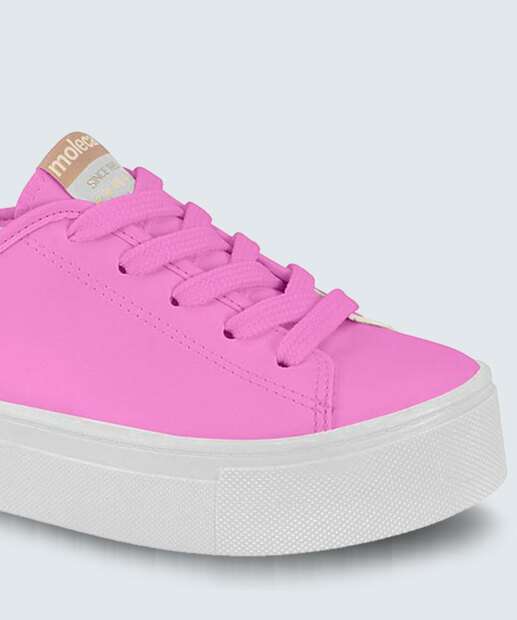Tênis Casual Feminino Flatform Moleca