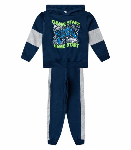 Image_Conjunto Moletom Menino Blusão E Calça Select Azul