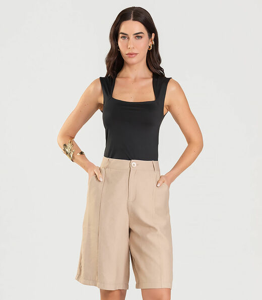 Image_Blusa Feminina Com Decote Quadrado Dianna Preto