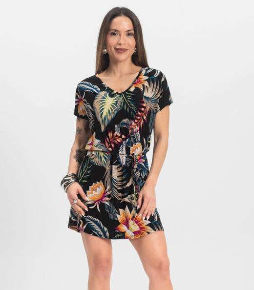 Vestido Feminino Liganete Infinita Cor Preto