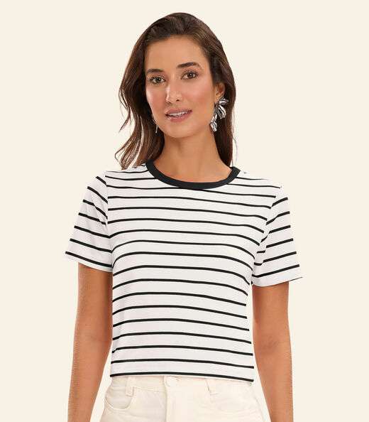 Blusa Feminina em Cotton Leve Rovitex Bege