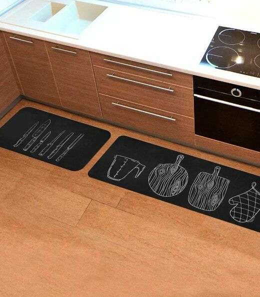 Image_Jogo De Tapetes Para Cozinha Wevans Preto
