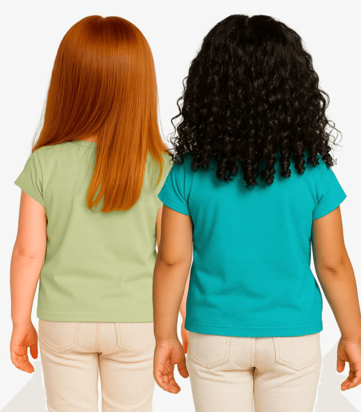 Kit 2 Blusas Infantis Menina Infinita Cor Sortidas