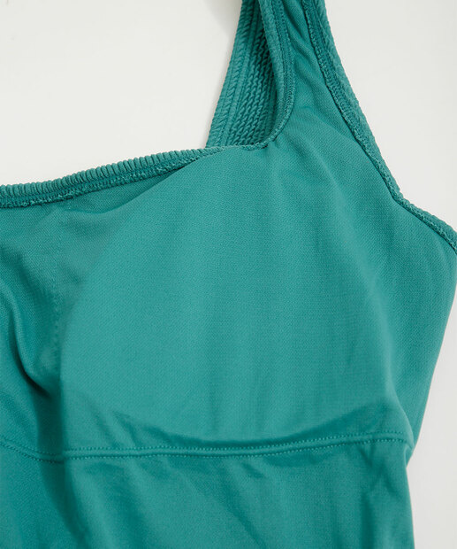 Maiô Textura Bojo Removível Alças Largas Marisa