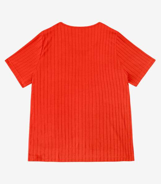 Blusa Malha Delicate Plus Infinita Cor Vermelho
