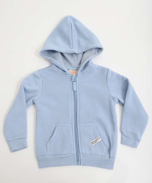 Image_Casaco Infantil Moletom Flanelado Marisa Tam 1 a 3 Azul