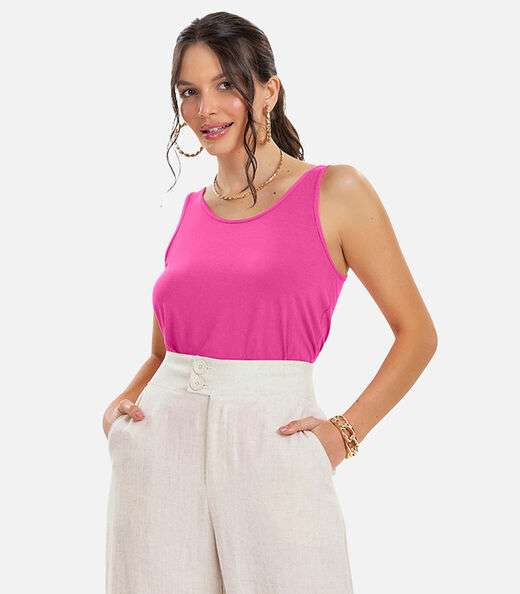 Image_Regata Feminina Básica em Viscotorcion Rovitex Rosa