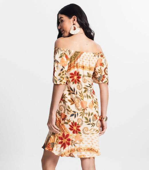 Vestido Ciganinha Infinita Cor Amarelo