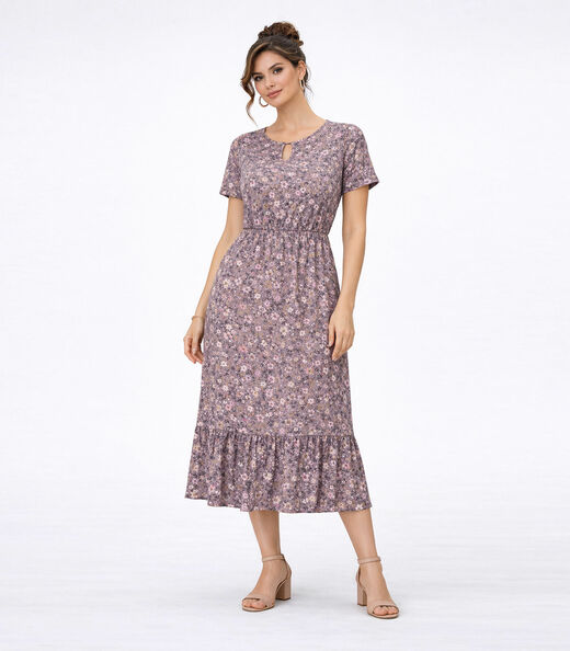Image_Vestido Midi Feminino Estampado Helanca Select Bege