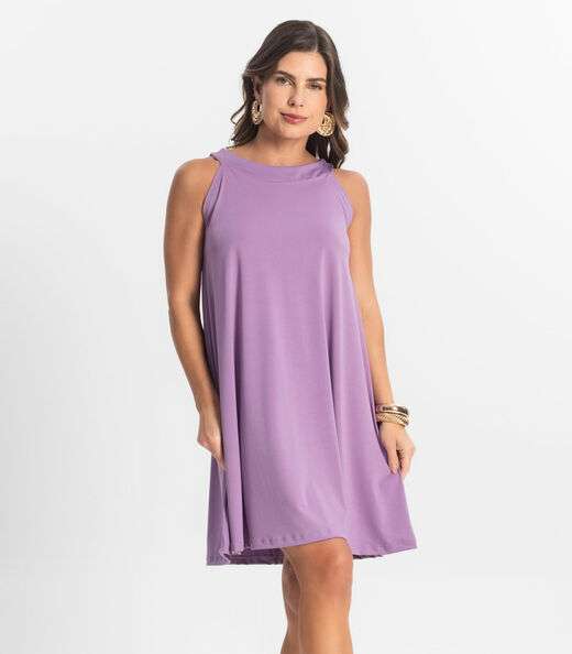Image_Vestido Feminino Curto Em Liganete Select Roxo