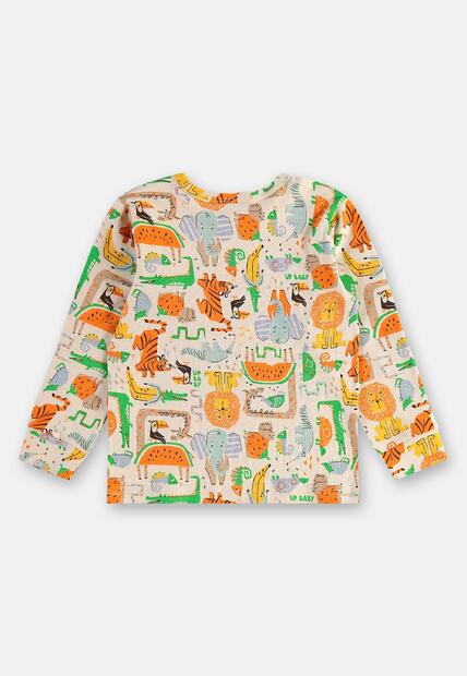 Pijama Longo Infantil Unissex Suedine Up Baby
