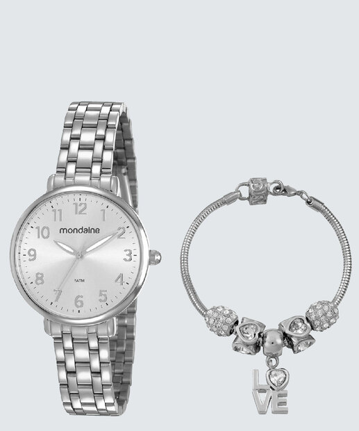 Kit Relógio Feminino Mondaine 53779L0MVNE3KG