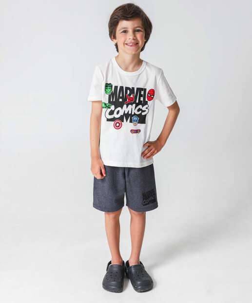 Image_Conjunto Infantil Estampa Vingadores Marvel Tam 4 a 10 Off White
